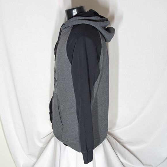 Reebok Men's Pullover Hoodie Large Gray/Black - Picture 2 of 4